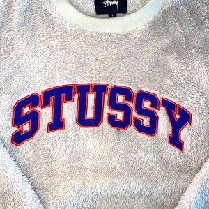 Stussy fuzzy crewneck